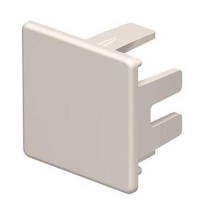 Eindstuk 30x30mm polyvinylchlorid creme wit 9001 VVE=10