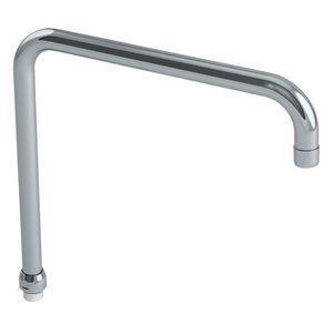 Uitloop boven draaibaar Ø22 H.230 L.300 moer 3/4"