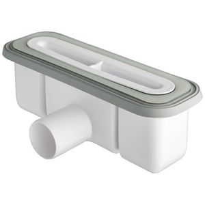 Douchebak-afvoerplug compact polypropyleen rechthoe