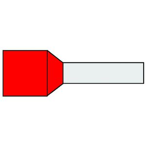 Zak a 50st. Adereindhuls geisol. 35mm² Rood 16mm standaard