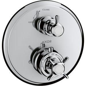 Afbouwdeel AXOR Montreux inbouw thermostaat kleurset met stopkraan chroom