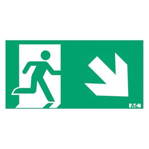 Inlegpictogram CrystalWay 30m ISO AC pijl rechts omlaag
