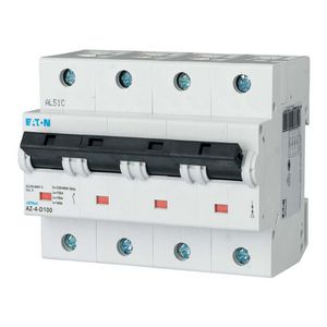 installatieautomaat (MCB) AZ D-karakteristiek 100A 4-polig 15kA