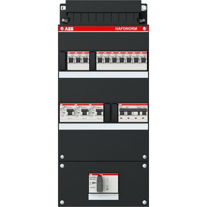 Groepenkast 10 groepen achter 3x 30mA 3-fase 1SPF006905F1760