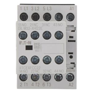 Magneetschakelaar DILM7-22(230V50HZ,240V60HZ) 3kW 2m 1v