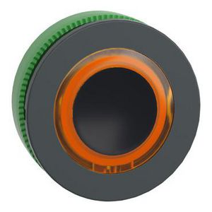 Kop verzonken drukknop Oranje Verlichte ring Harmony XB5