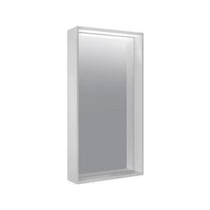 Lichtspiegel Plan 460x850x105mm zilver geborsteld geëlox