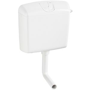 Reservoir laaghangend serie 1036 3/6L. wit 453x431x130mm (bxhxd)