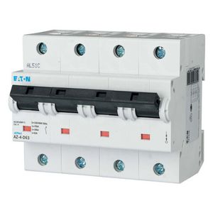 installatieautomaat (MCB) AZ D-karakteristiek 63A 4-polig 25kA