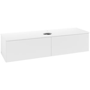 Wastafelonderkast Antao 1600x360x500mm White Matt Lacquer L36050MT
