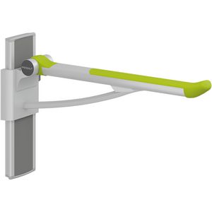 Toiletsteun verstelbaar rechts wandmont. 700mm PLUS lime green