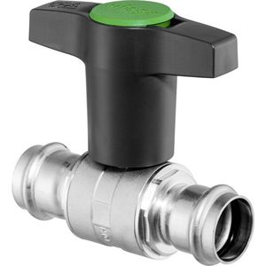 Kogelkraan EASYTOP Inox met SC-Contur persaansluiting 15mm 2375