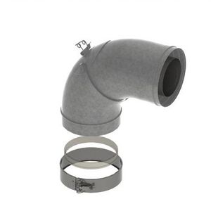 Inspectiebocht galva-RVS Ø150/100 90°