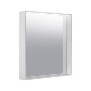 Lichtspiegel Plan 650x700x105mm zilver geborsteld Geël