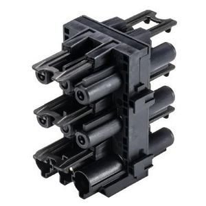 Verdeler HH GST18i3 1/5 zwart met montageoptie
