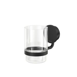 Glashouder met drinkglas Black OPAL