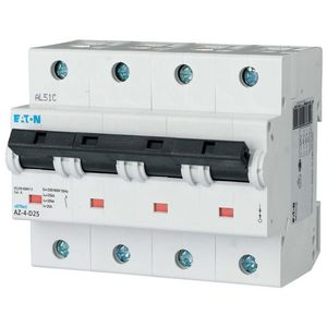 installatieautomaat (MCB) AZ D-karakteristiek 25A 4-polig 25kA