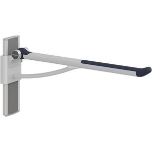 Toiletsteun verstelbaar rechts wandmont. 850mm PLUS donkerblauw