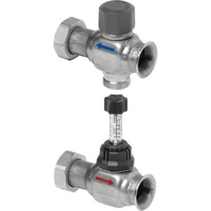 Uitbreidingsset DN25 RVS/blank