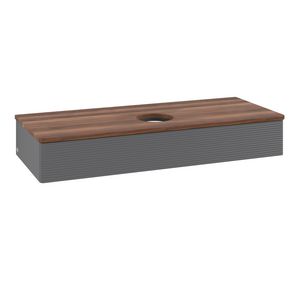 Wastafelonderkast Antao 1200x190x500mm Antr. Matt Lacquer K10112GK