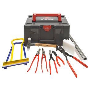 Starterset felstechniek in gereedschapskist