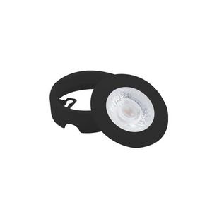 Opbouwring cabiled zwart