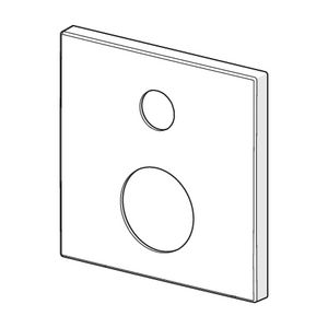 Afdekrozet vierkant bluebox 59914315