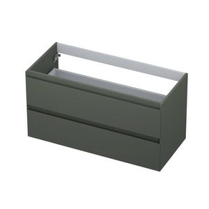 INK Onderkast 2 ldn grpls gelakt45gr Mat beton groen 100x45