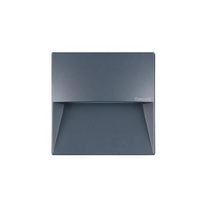 Armatuur MURO inbouw vierkant 450lm 830 grijs