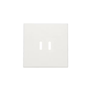 Afwerkingsset dubbele smart USB-C-lader white