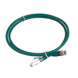 Patchkabel RJ45 Cat. C6A S/FTP groen 1m.