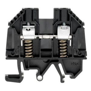 Doorvoerklem zwart 6mm² 41A 690 VVE=50