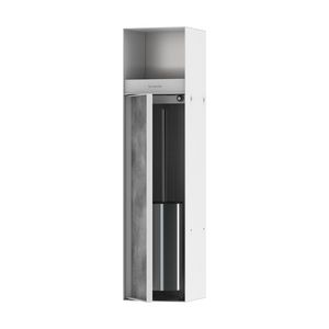 Wandbox XtraStoris toiletborstelhouder rolhoudr mat wit