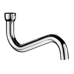 Onderuitloop getrokken Ø22 L.200 moer 3/4"mess. straalbr