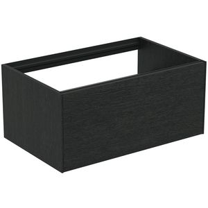 Conca wastafelmeubel 80x50x37cm 1 lade zonder afdekblad smoked oak