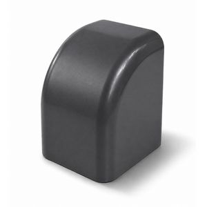 Eindkap 125x75mm antraciet grijs PVC RAL7016