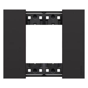 Afdekplaat 2 modulen zwart K4702 LivingNow VVE=5