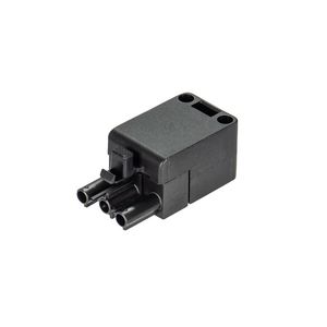 Stekerdeel met trekontlasting ST18/3s2 ZEVN zwart FL VVE=200