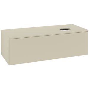 Wastafelonderkast Antao 1200x360x500mm S.Grey Matt Lacquer L34050HJ