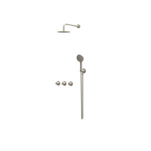 Afbouwdeel regendouche Combiset Bond 4 inbouwthermostaat gebor. nickel CSB4EXGNBAAA excl. inbouwbox