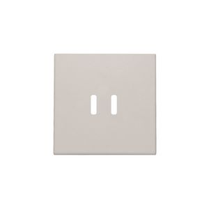 Afwerkingsset dubbele smart USB-C-lader light grey