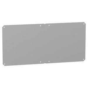 Montageplaat voor PLS kast 360x720mm Metaal