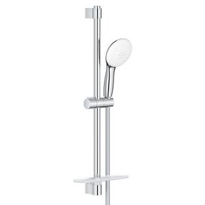 Tempesta 110 glijstangset 2 straalsoorten 600mm Tray, 8,0L/min. chroom (prof)