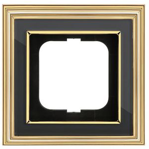 Afdekraam 1v dynasty messing antraciet