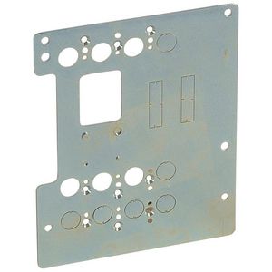 Montageplaat DPX3 160 omkeerschakelaar verticaal XL3 4000