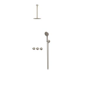 Afbouwdeel regendouche Combiset Bond 4 inbouwthermostaat gebor. nickel CSB4EXGNBACA excl. inbouwbox