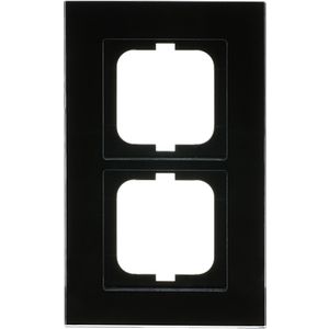 Afdekraam 2v c-glas zwart