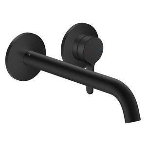 Afbouwdeel AXOR One 1-hendel inbouw wandkraan uitloop 225mm mat zwart