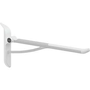 Toiletsteun verstelbaar links 850mm PLUS wit