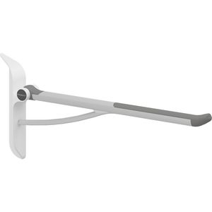 Toiletsteun verstelbaar links 850mm PLUS antraciet